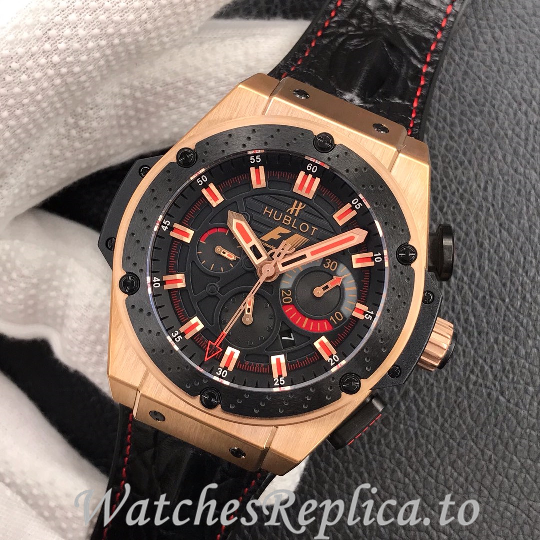Hublot Replica King Power F1 Rubber strap 45MM - WatchesReplica.is