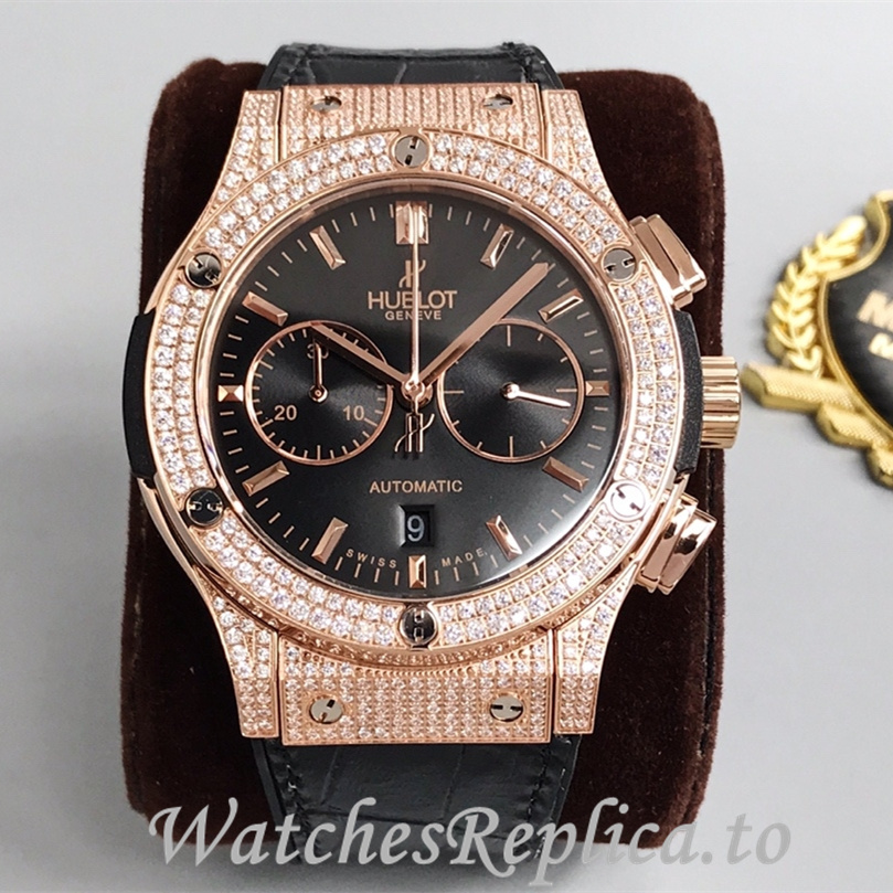 Hublot Replica Classic Fusion Leather strap 45MM - WatchesReplica.is