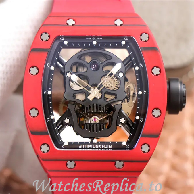 Richard Mille Replica RM52-01 Rubber strap 50MM - WatchesReplica.is