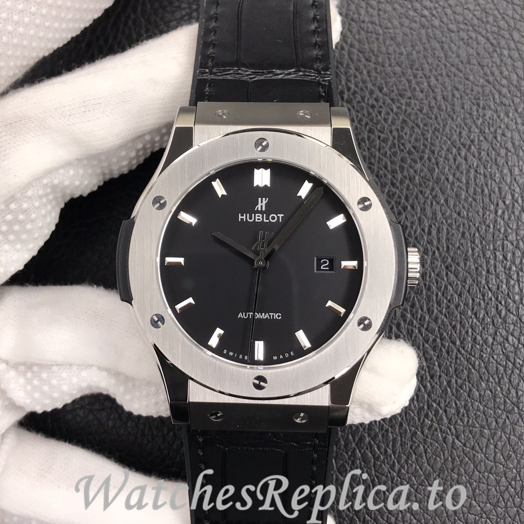 Hublot Replica Classic Fusion Series Leather strap 45MM - WatchesReplica.is