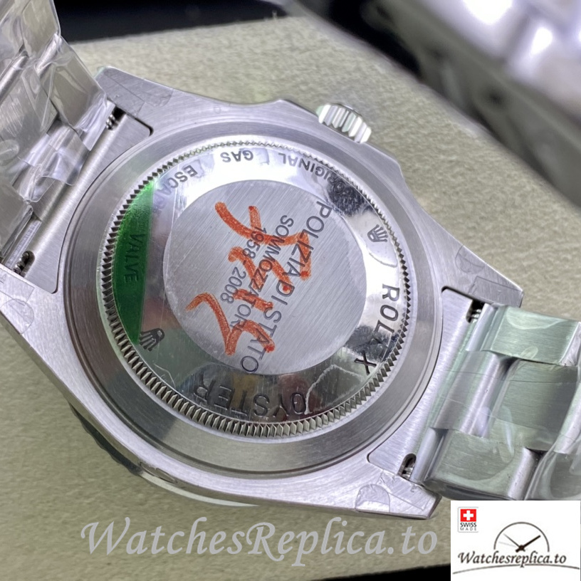 Swiss Rolex Sea Dweller Replica Stainless steel strap 40MM Black Dial - WatchesReplica.is