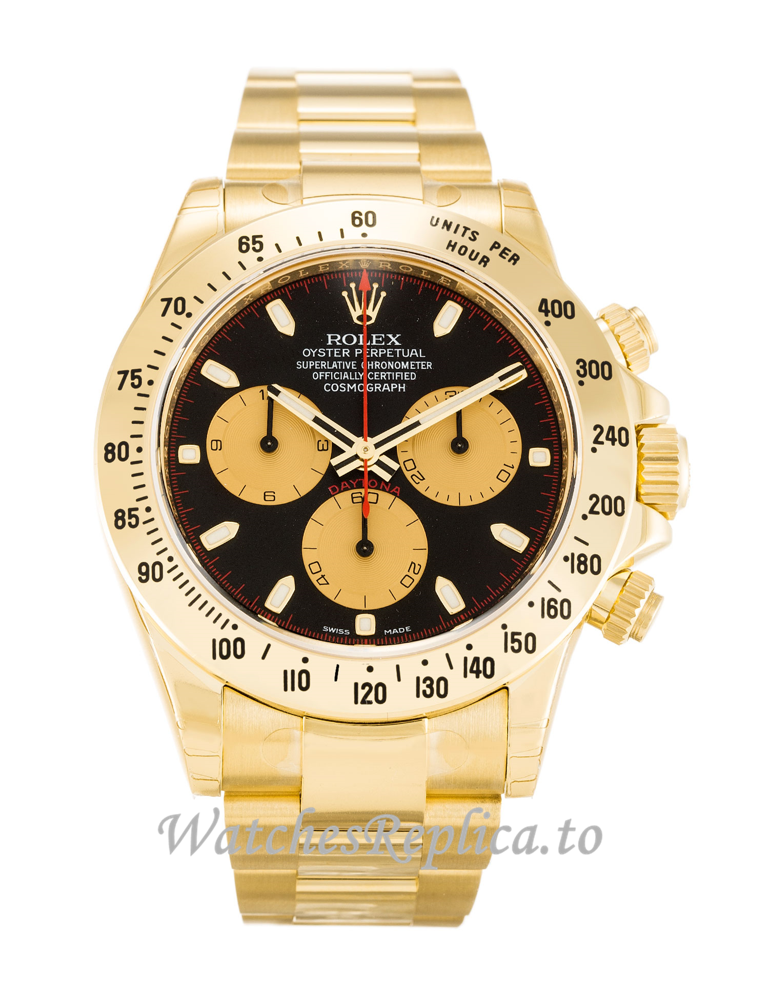 Rolex Daytona Black Dial 116528 - WatchesReplica.is