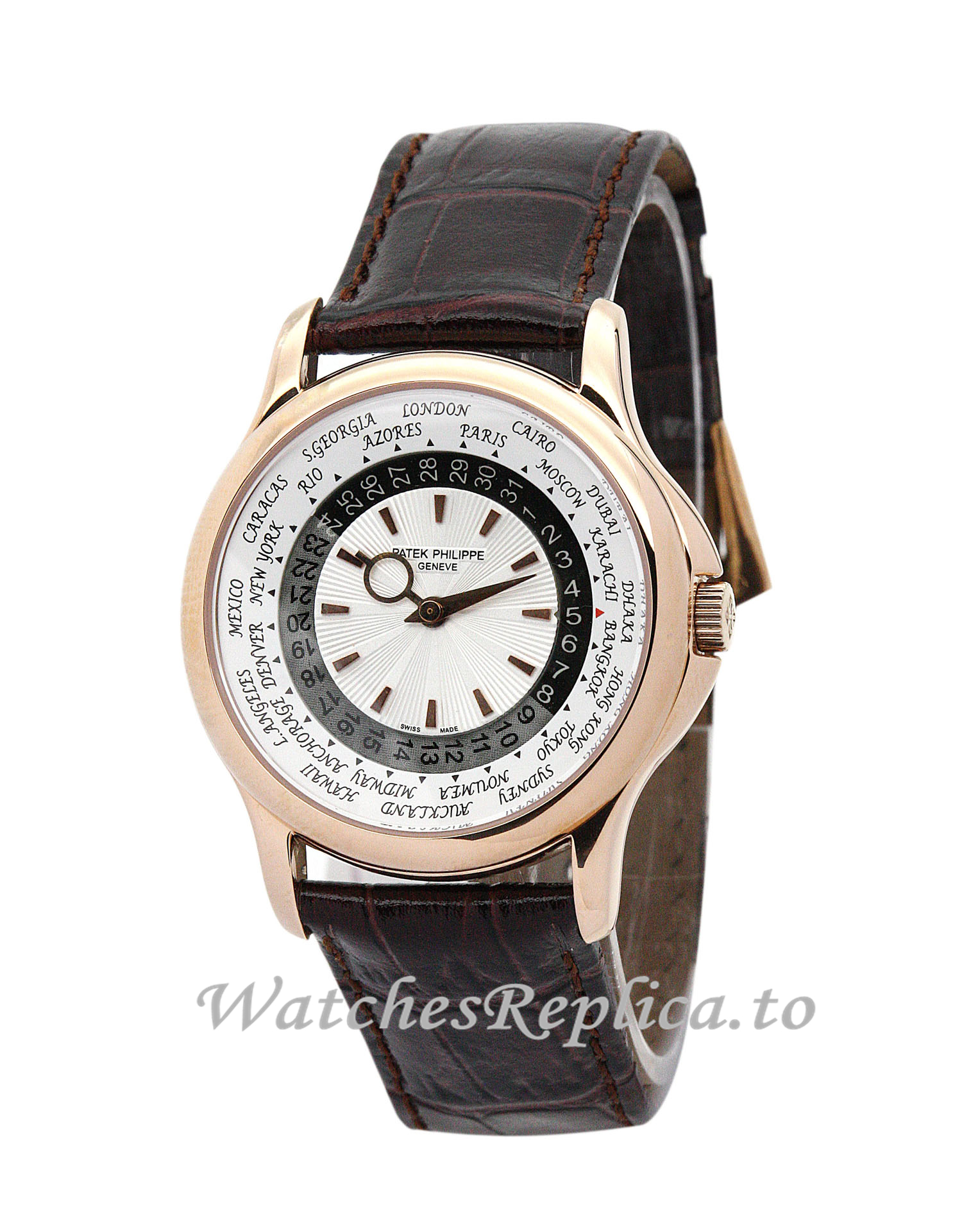 Patek Philippe Complicated Beige Dial 5130J 39 MM - WatchesReplica.is