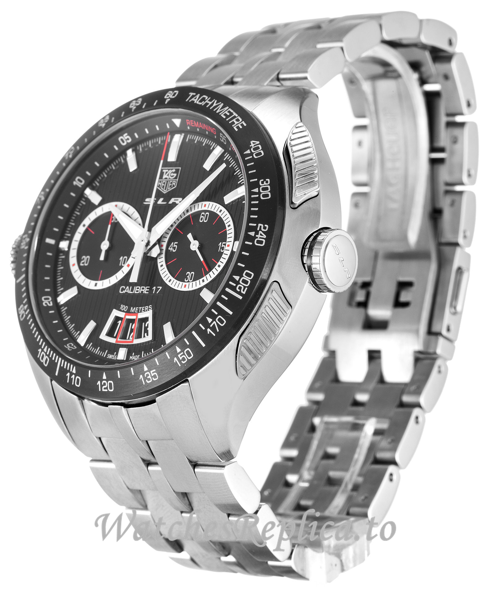 Tag Heuer SLR Black Dial CAG2010.BA0254 47 MM - WatchesReplica.is