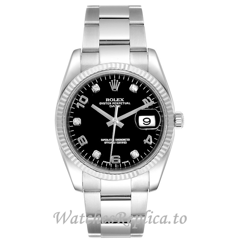 Replica Rolex Date 115234-3 34MM - WatchesReplica.is