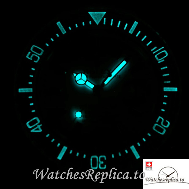 Swiss Rolex Submariner Replica Rubber strap 40MM PHANTOMLAB&ROLEX Baby blue Dial - WatchesReplica.is