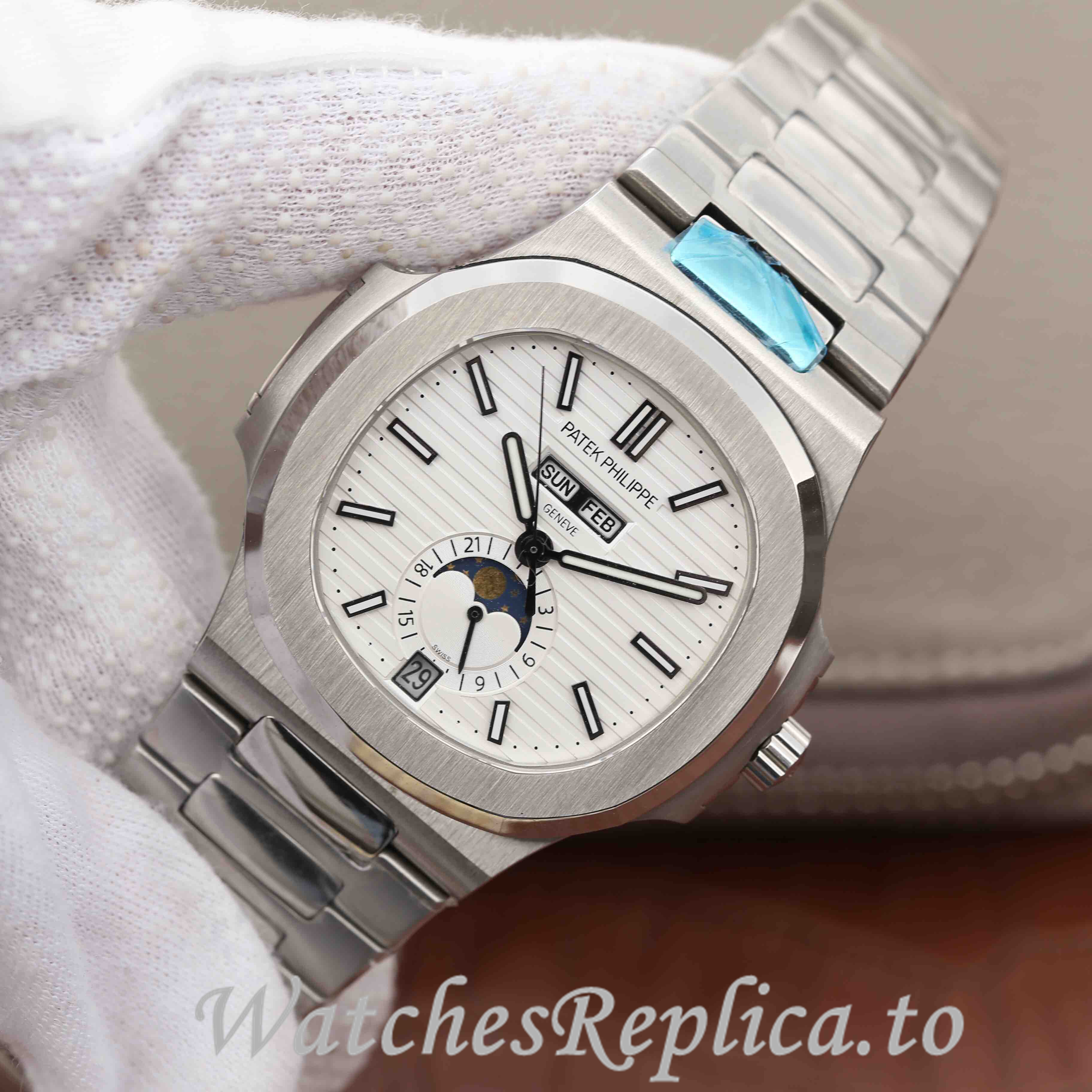 Patek Philippe Replica Nautilus 5726 Stainless steel strap 40.5MM - WatchesReplica.is