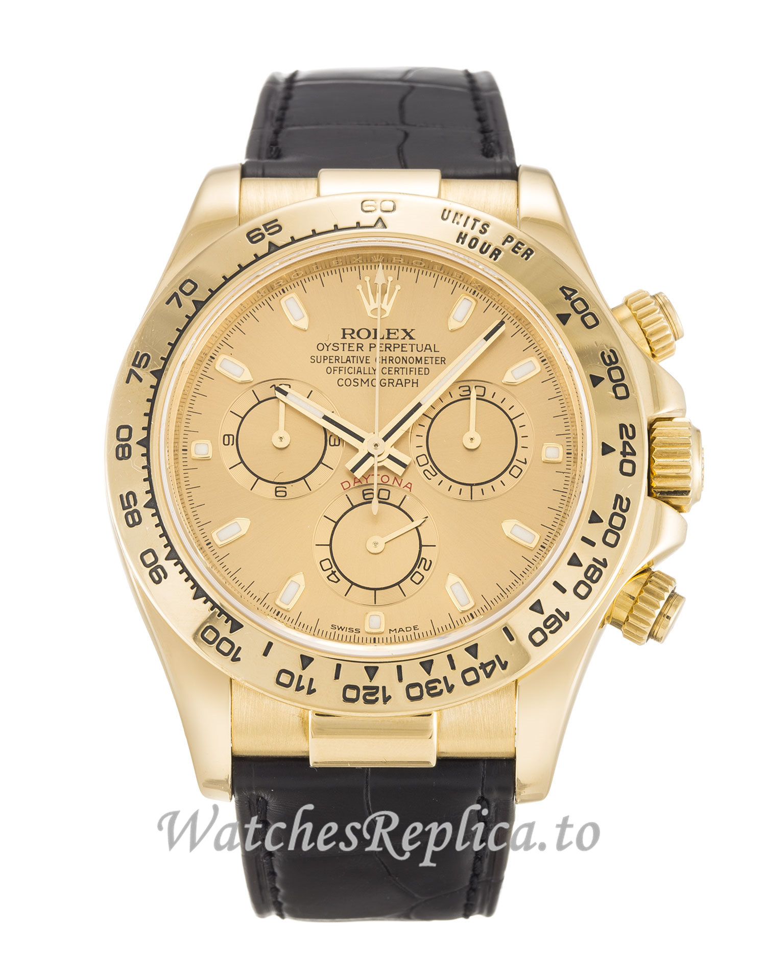 Rolex Daytona Champagne Dial 116518 - WatchesReplica.is