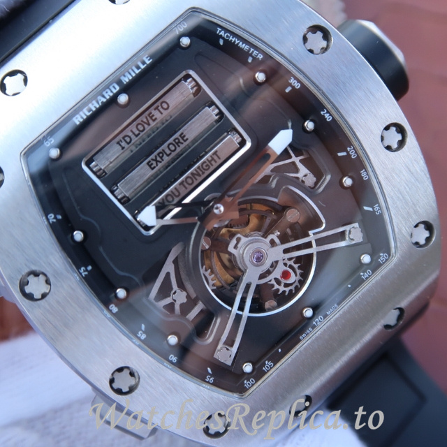 Richard Mille Replica RM69Ti Rubber strap 50MM - WatchesReplica.is
