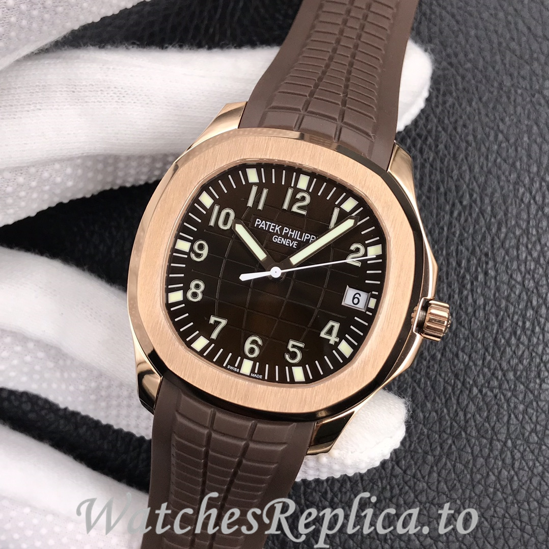 Patek Philippe Replica Aquanaut 5167 Rubber strap 40MM - WatchesReplica.is