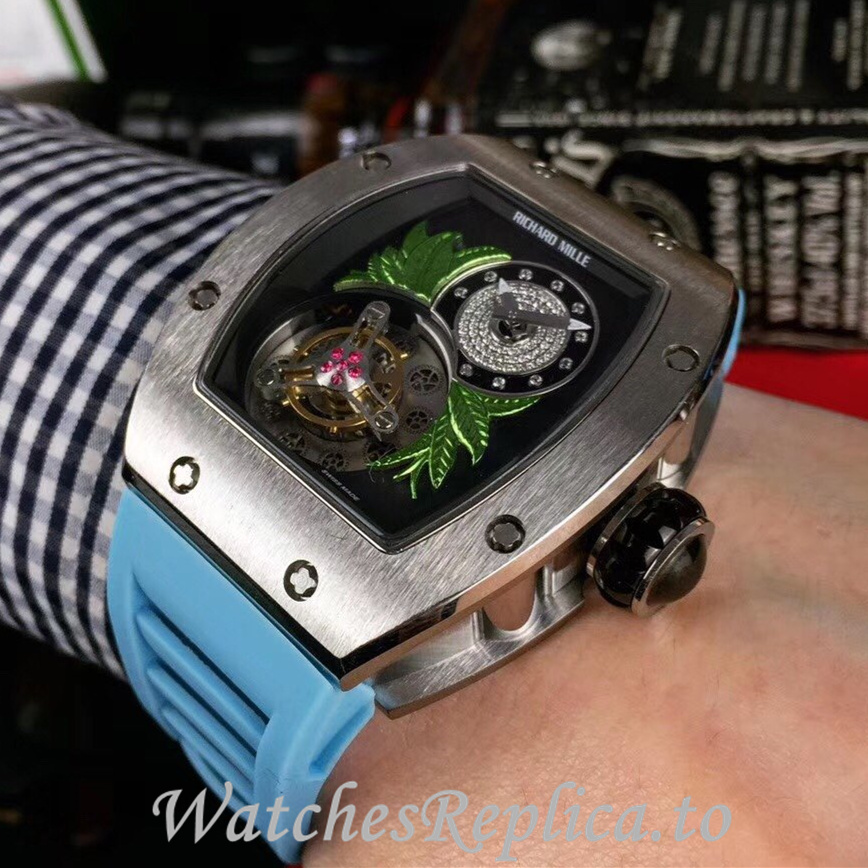Richard Mille Replica RM19 Rubber strap 50MM - WatchesReplica.is