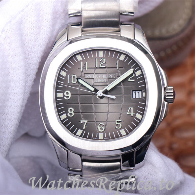 Patek Philippe Replica Aquanaut 5165 Stainless steel strap 40MM - WatchesReplica.is