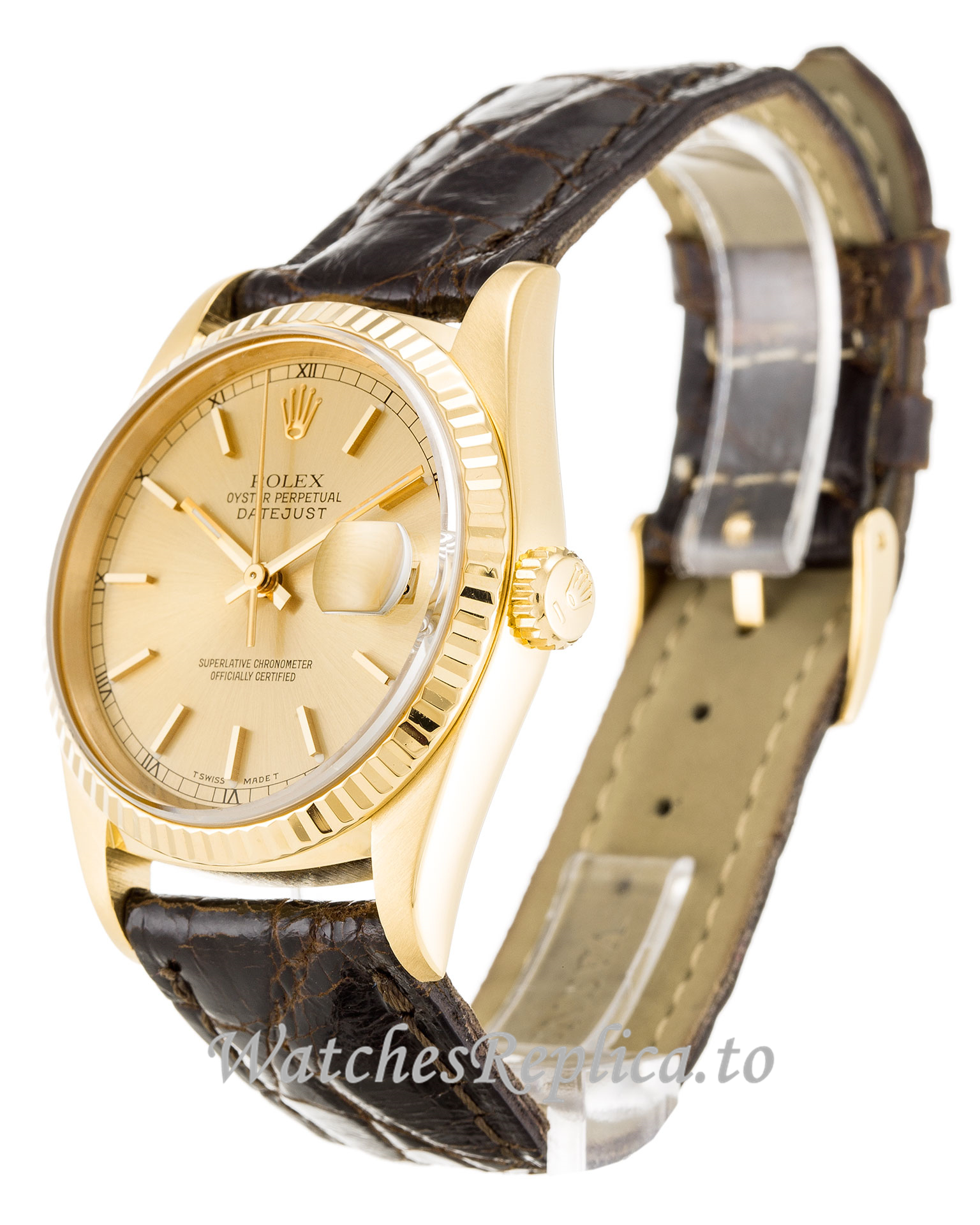 Rolex Datejust Champagne Dial 16238 - WatchesReplica.is