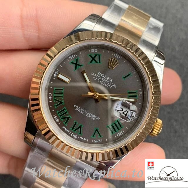 Swiss Rolex Datejust Replica 126333-0019 Stainless steel strap 41MM - WatchesReplica.is