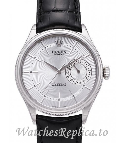 Replica Rolex Cellini 50519sbk 39MM - WatchesReplica.is