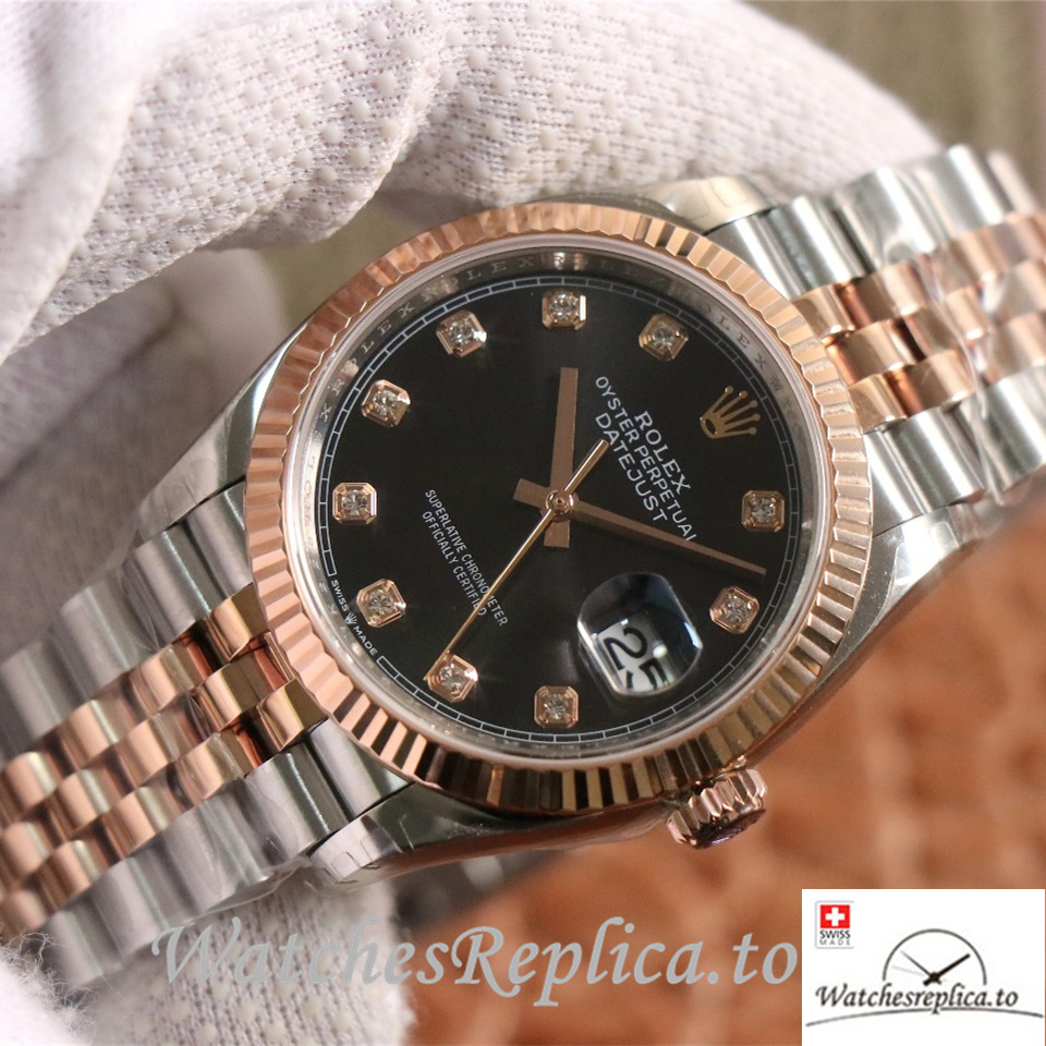 Swiss Rolex Datejust Replica 126233 Stainless steel strap 36MM - WatchesReplica.is