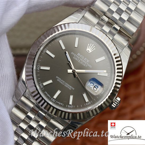 Swiss Rolex Datejust Replica 116234 Stainless steel strap 36MM - WatchesReplica.is