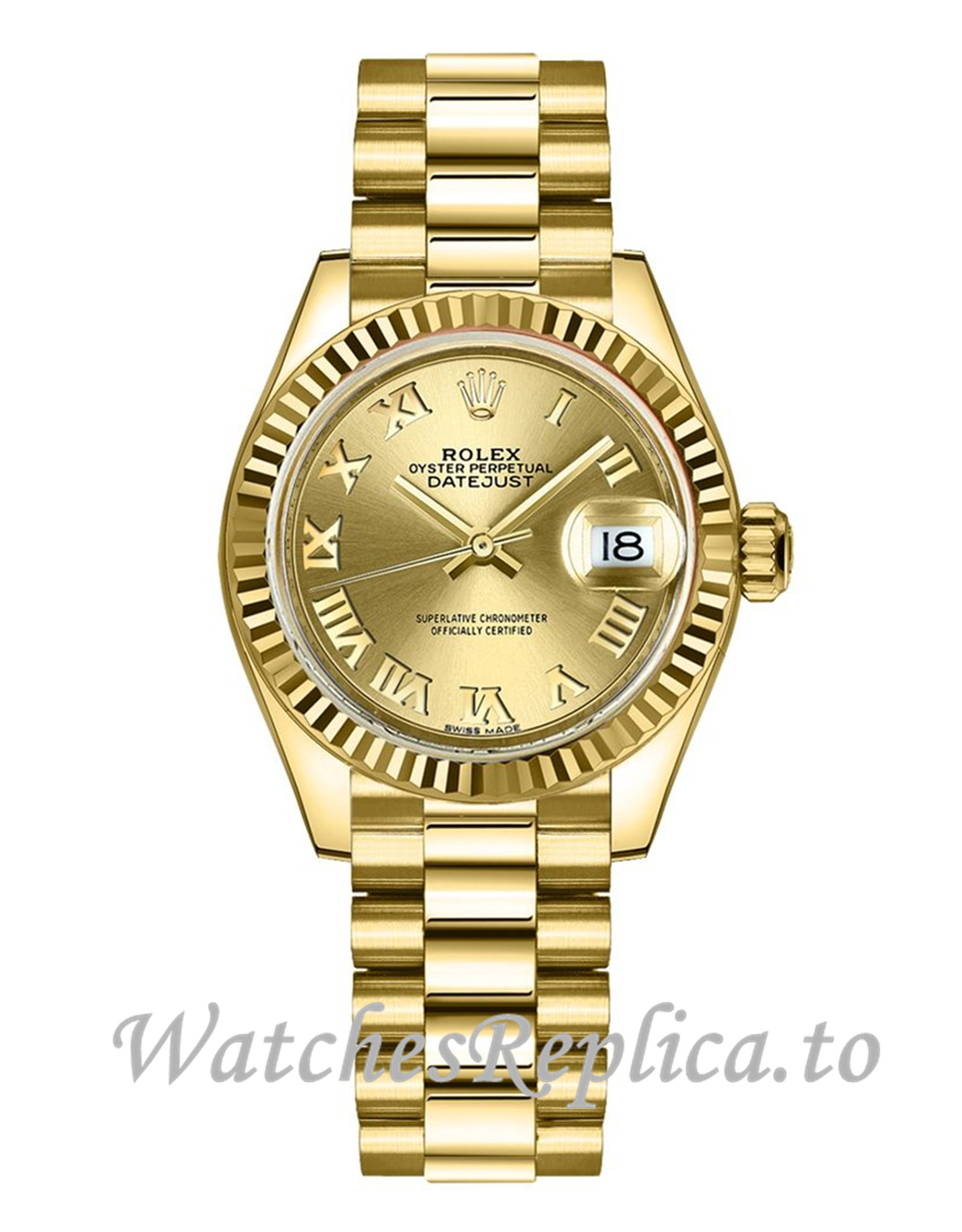 Fake Rolex Lady-Datejust 279178-0022 26MM - WatchesReplica.is
