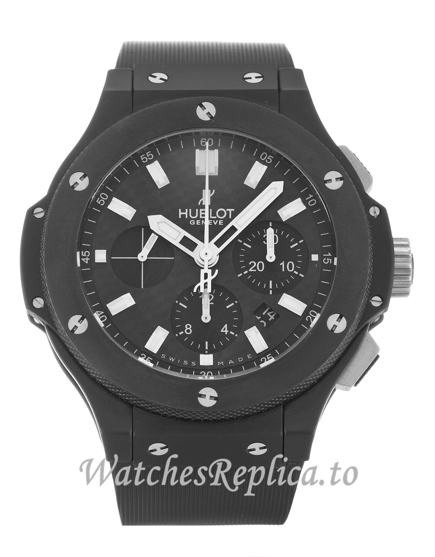 Hublot 44mm Black Carbon Dial 301.CI.1770.RX 44 MM - WatchesReplica.is