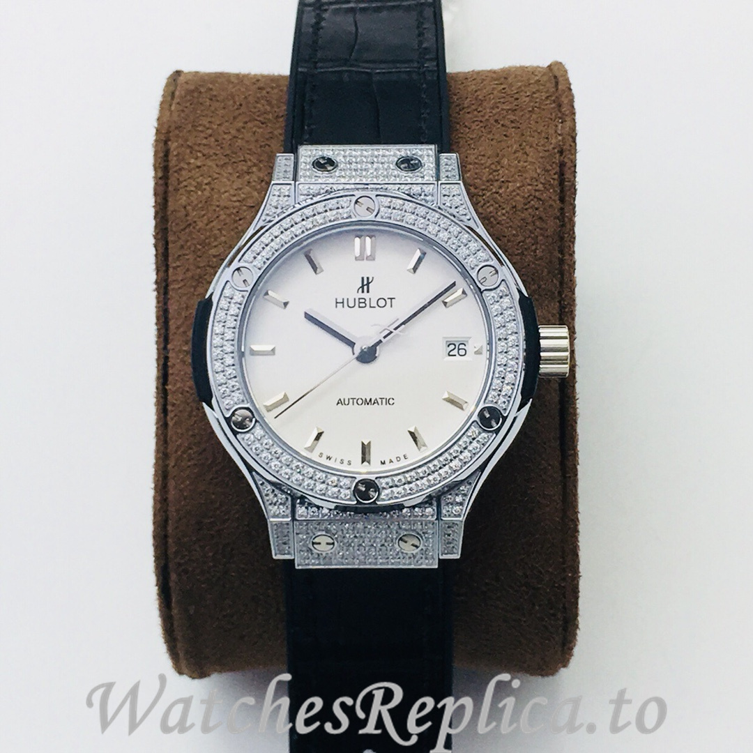 Hublot Replica Classic-Fusion-Series Leather strap 38MM - WatchesReplica.is