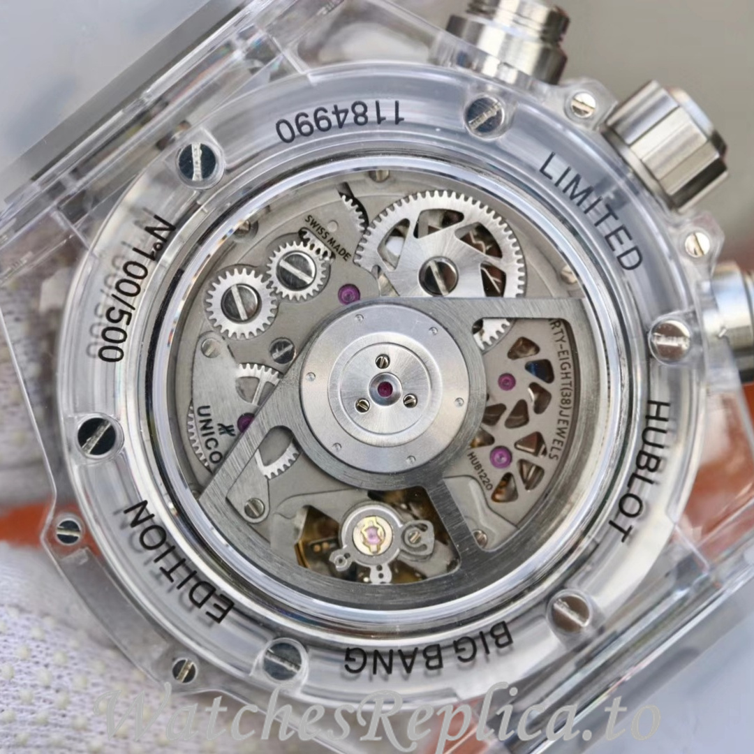 Hublot Replica 411.JX.4802.RT Rubber strap 45MM - WatchesReplica.is