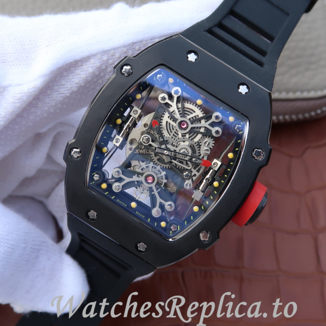 Richard Mille Replica RM50 Rubber strap 48MM - WatchesReplica.is