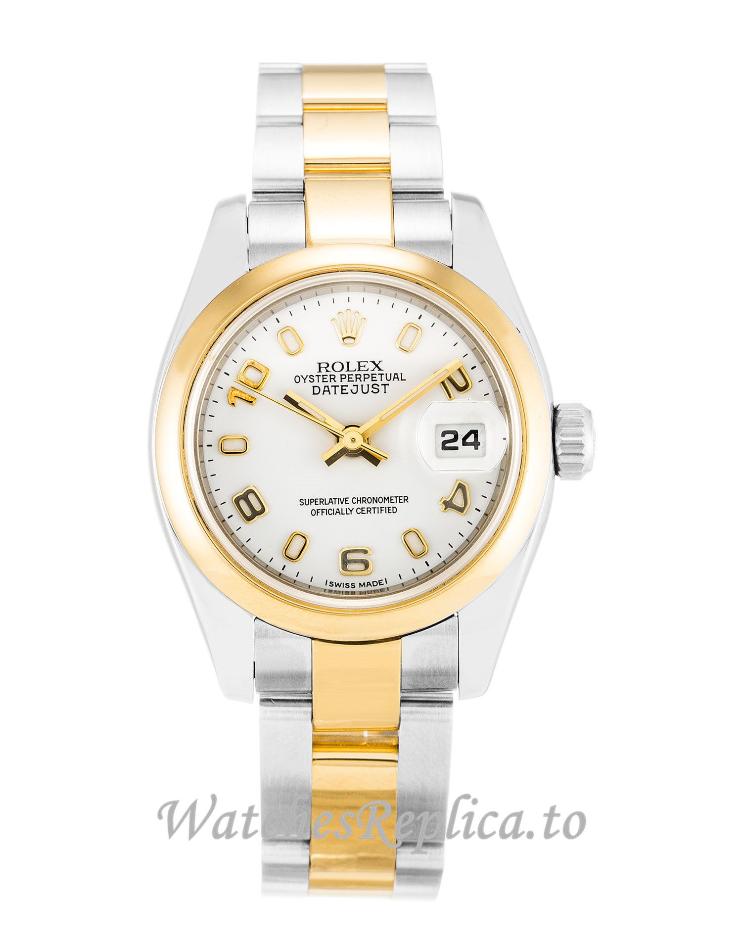Rolex Datejust Lady White Dial 179163 26MM - WatchesReplica.is