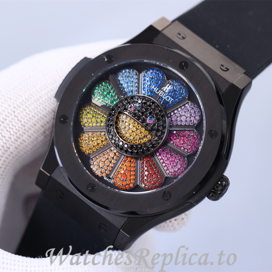 Hublot Replica 507.CX.9000.RX.TAK21 Rubber strap 45MM - WatchesReplica.is