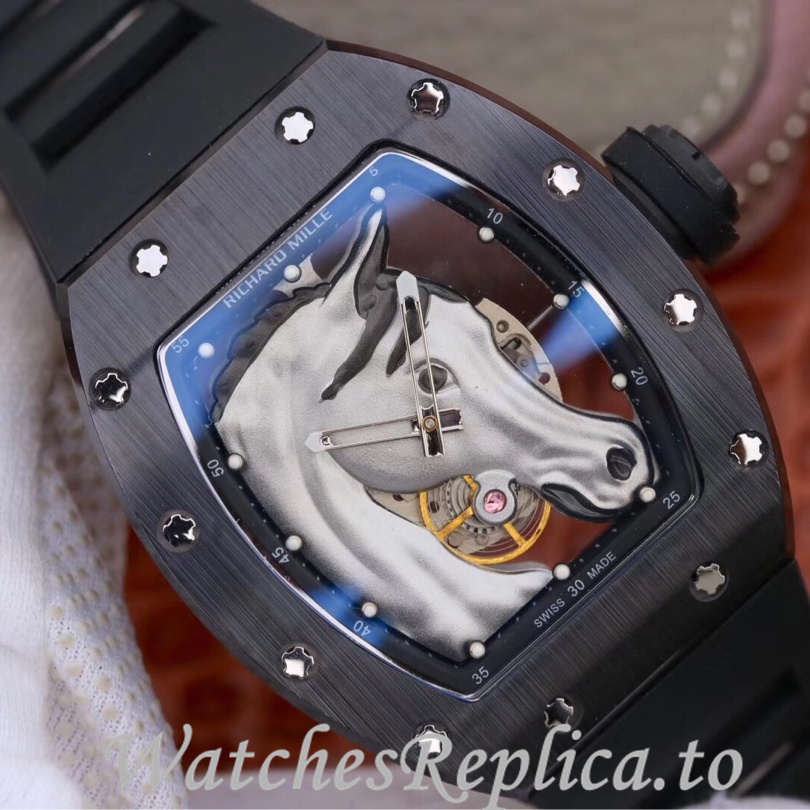 Richard Mille Replica RM52-02 Rubber strap 50MM - WatchesReplica.is
