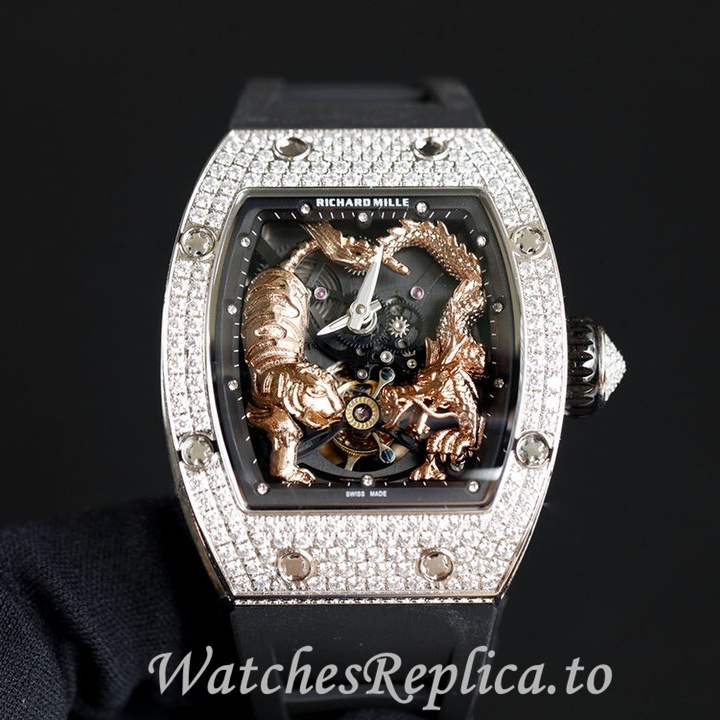 Richard Mille Replica RM51-01 Rubber strap 50MM - WatchesReplica.is