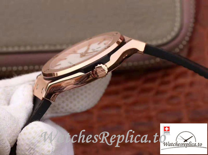 Swiss Hublot Classic Fusion Replica 511.OX.2611.LR Black Strap 42MM - WatchesReplica.is