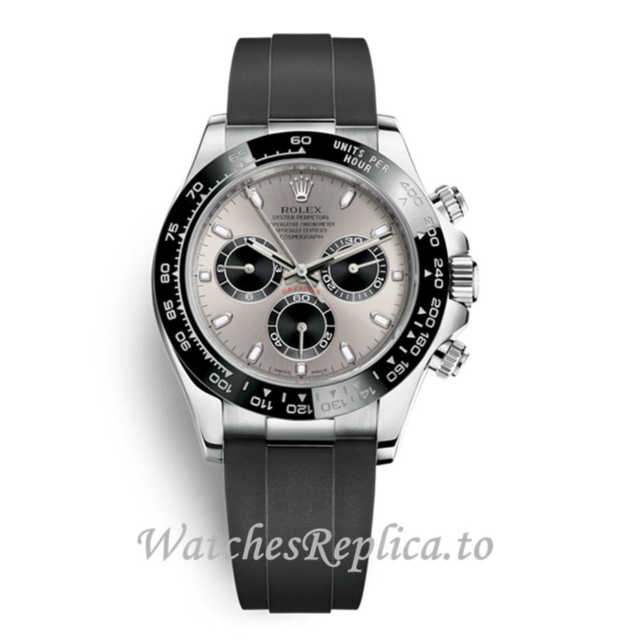 Rolex Daytona Gray Dial 116519LN 40MM - WatchesReplica.is