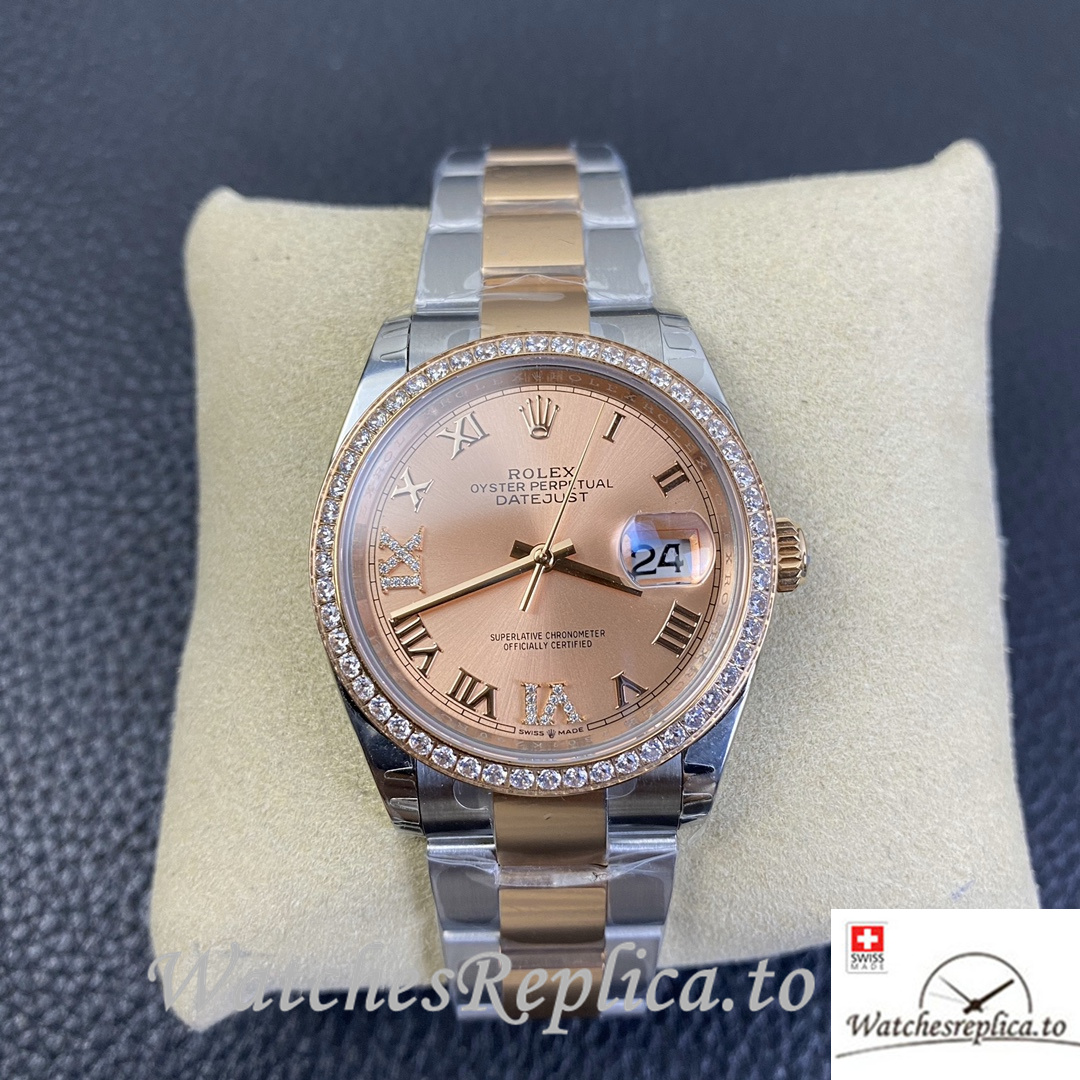 Swiss Rolex Datejust Replica 126233 Stainless steel strap 36MM - WatchesReplica.is