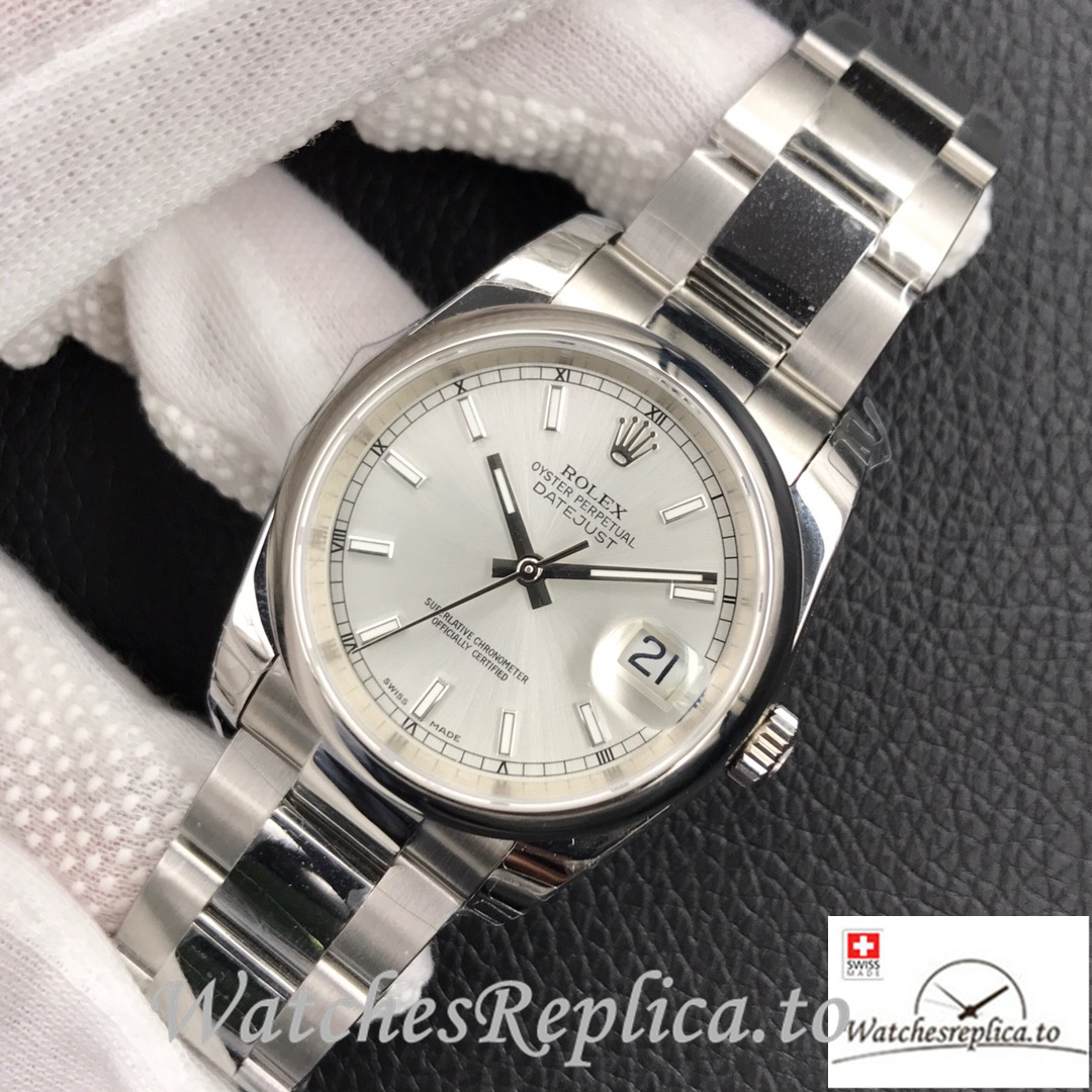 Swiss Rolex Datejust 126334 Replica Stainless steel strap 41MM - WatchesReplica.is