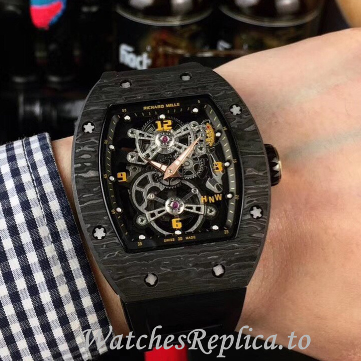 Richard Mille Replica RM17-01 Rubber strap 50MM - WatchesReplica.is