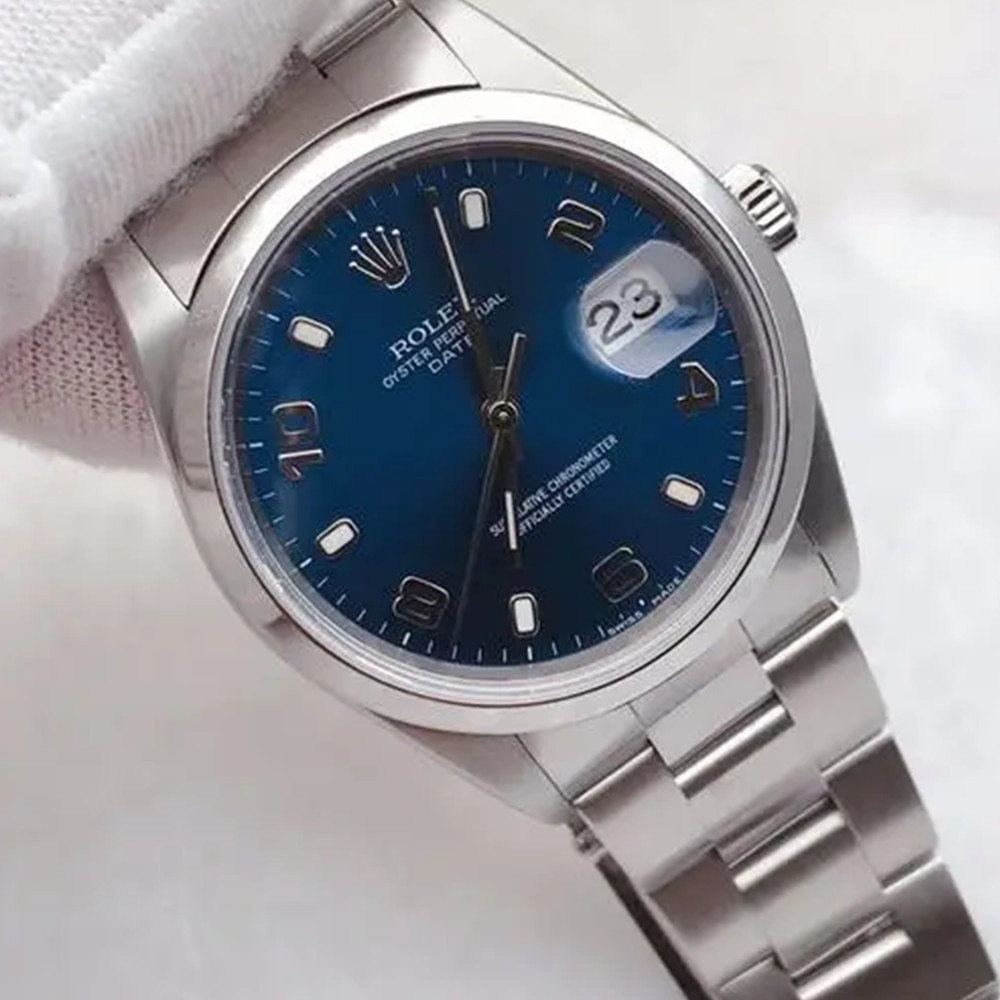 Replica Rolex Day Date Blue Dial 15200 - WatchesReplica.is