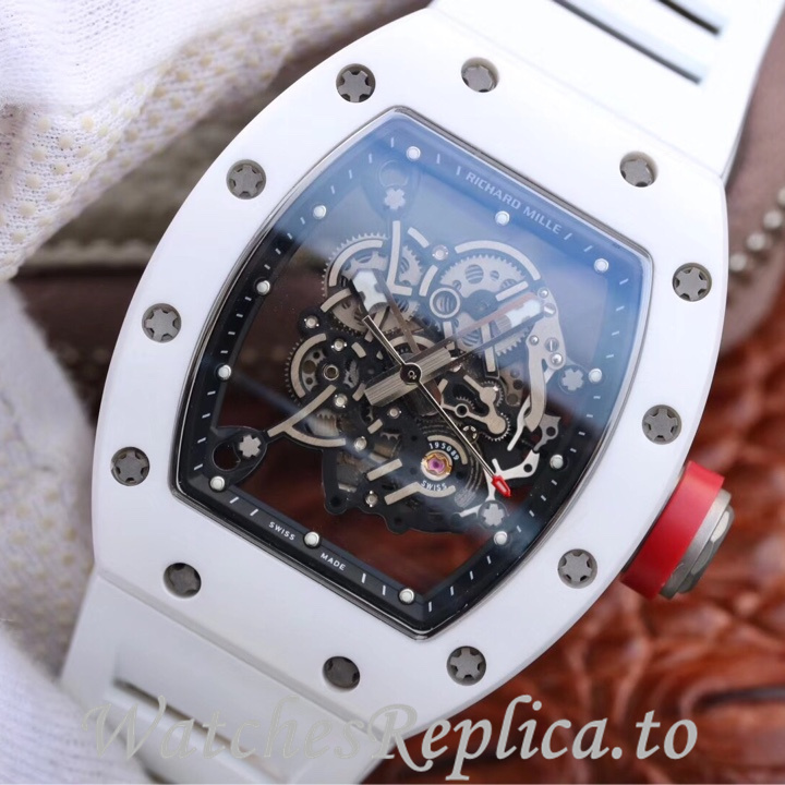 Richard Mille Replica RM055 Rubber strap 50MM - WatchesReplica.is