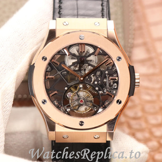 Hublot Replica Classic Fusion Series Leather strap 45MM - WatchesReplica.is