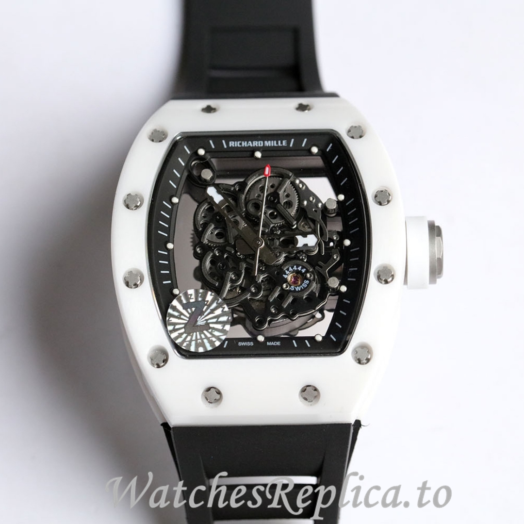 Richard Mille Replica RM055 Rubber strap 50MM - WatchesReplica.is