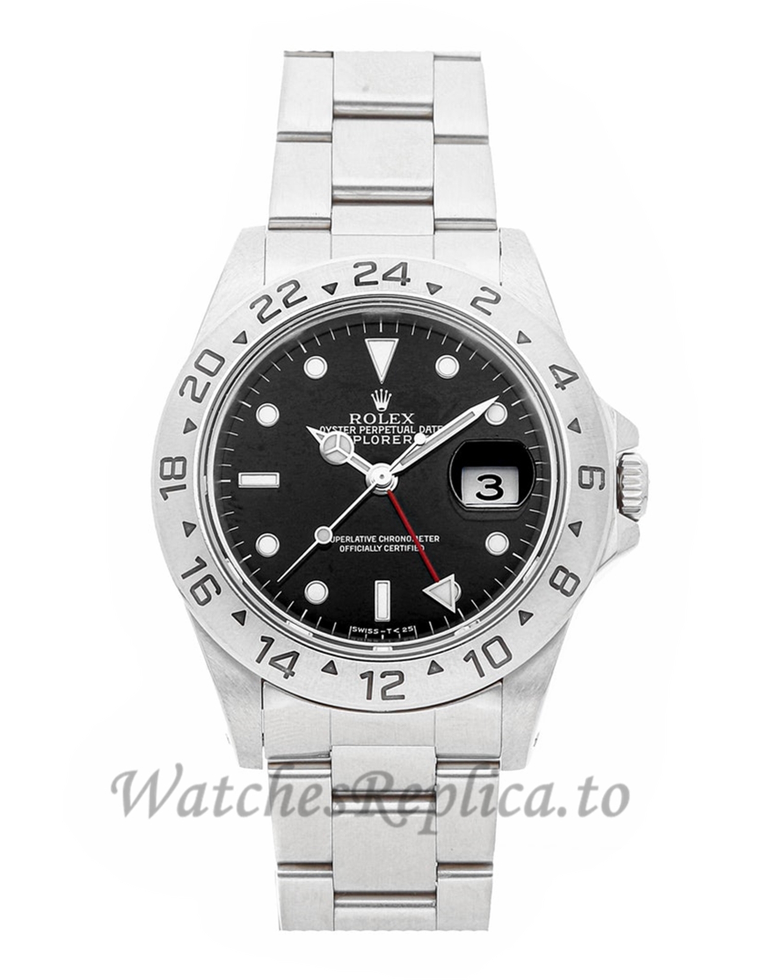 Rolex Replica Explorer II Black Dial 40mm 16570 - WatchesReplica.is