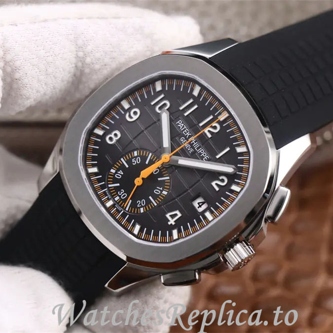 Patek Philippe Replica Aquanaut 5968A-001 Rubber strap 40MM - WatchesReplica.is