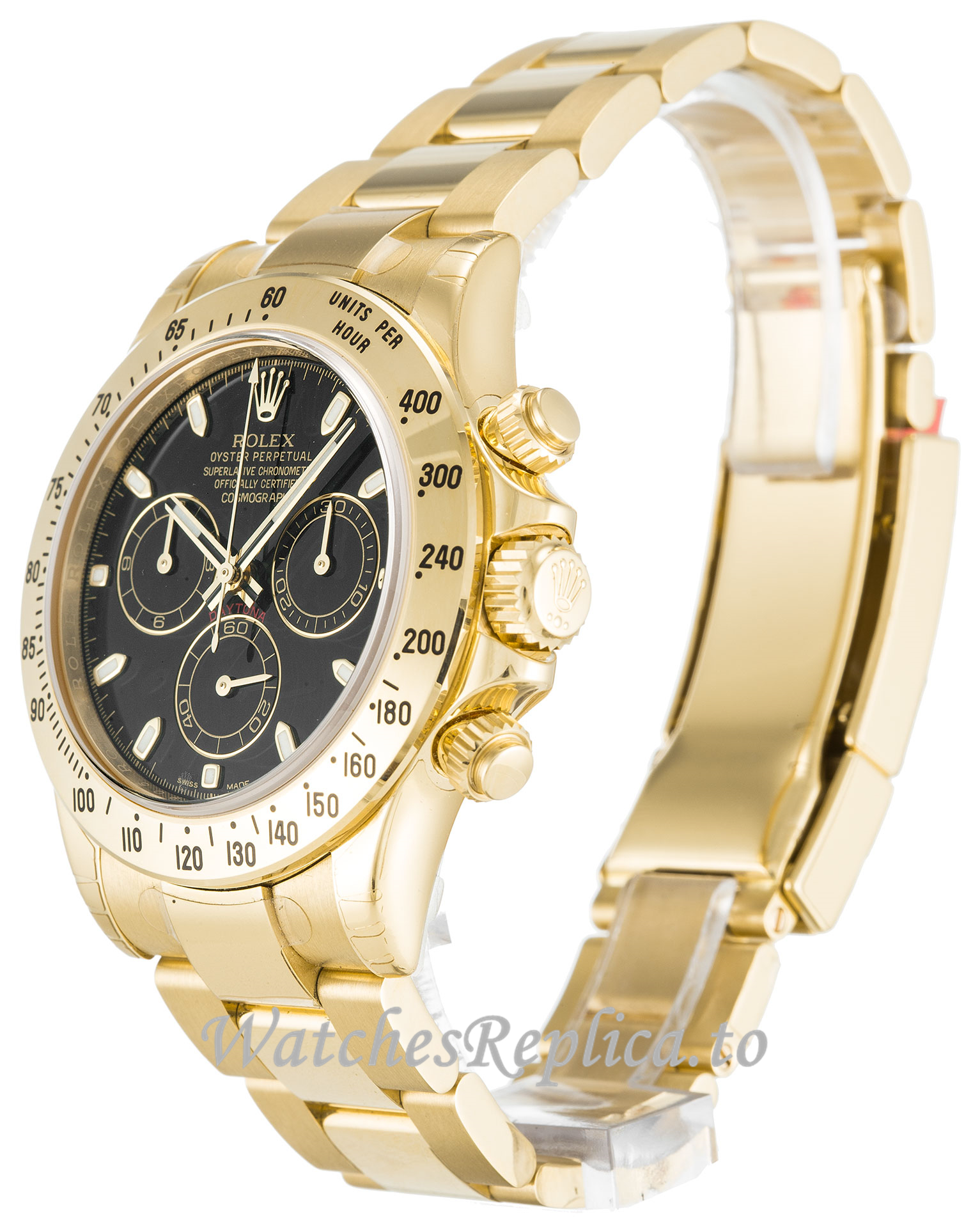 Rolex Daytona Black Dial 116528 - WatchesReplica.is