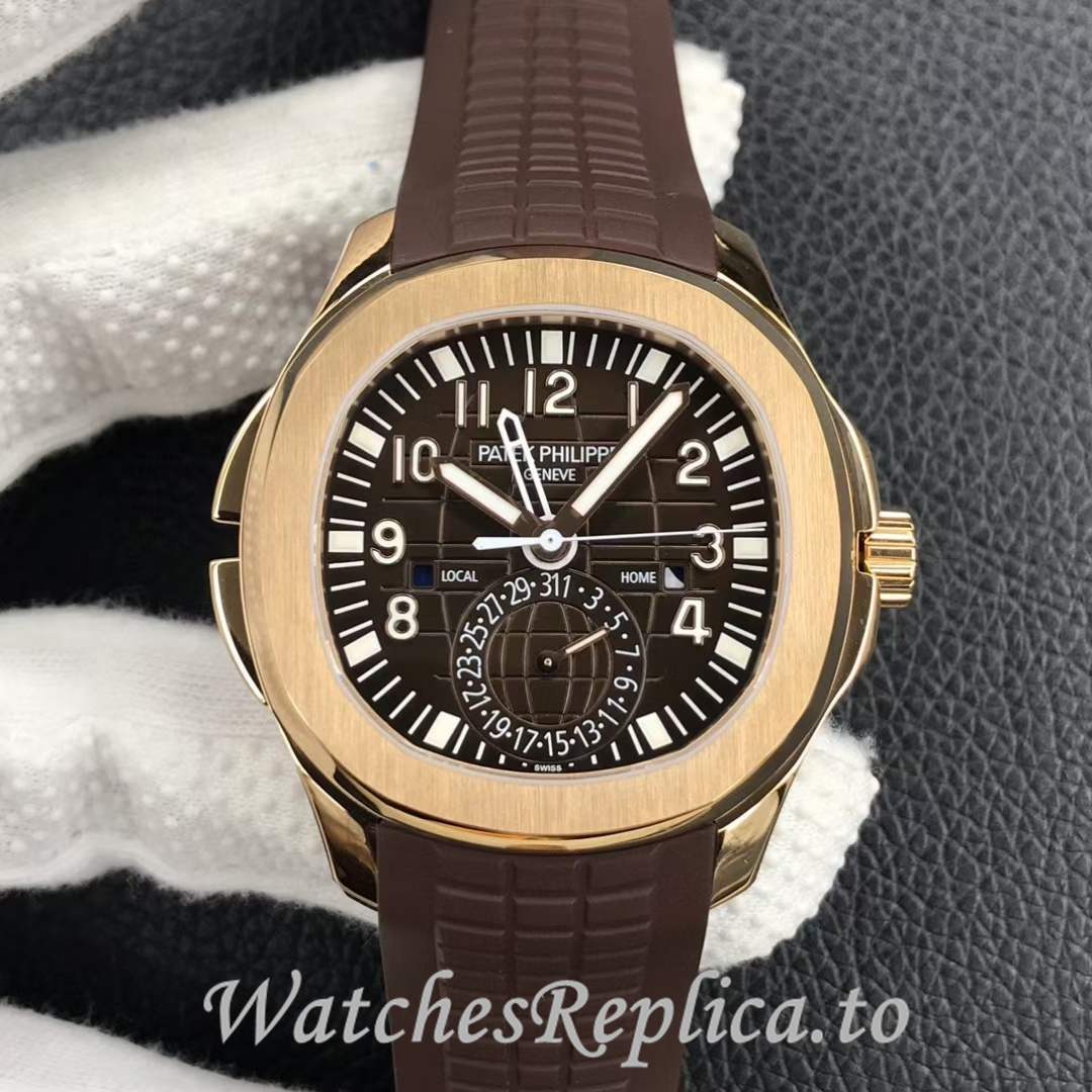 Patek Philippe Replica Aquanaut 5164A-001 Rubber strap 40.8MM - WatchesReplica.is