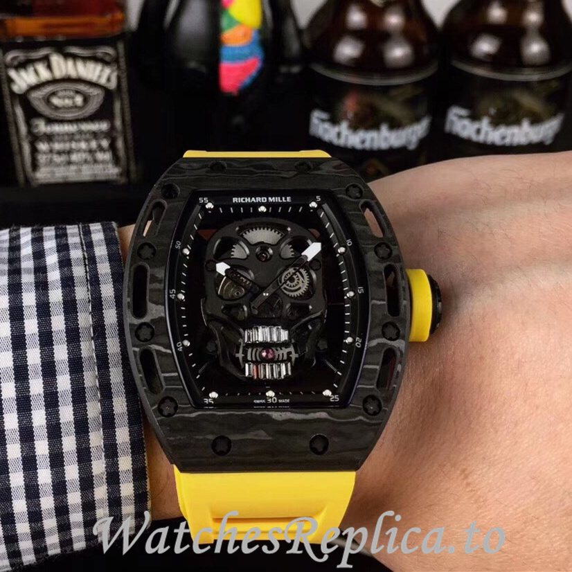 Richard Mille Replica RM052 Rubber strap 50MM - WatchesReplica.is