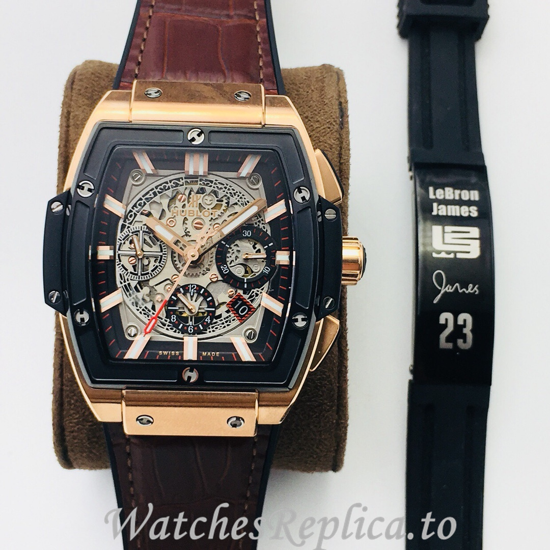 Hublot Replica SPIRIT OF BIG BANG Leather strap 42MM - WatchesReplica.is