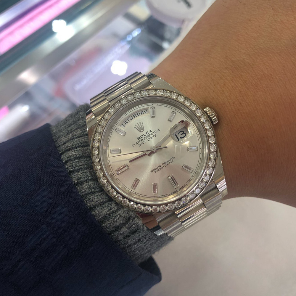 Rolex Replica Day-Date 40mm 228349RBR - WatchesReplica.is