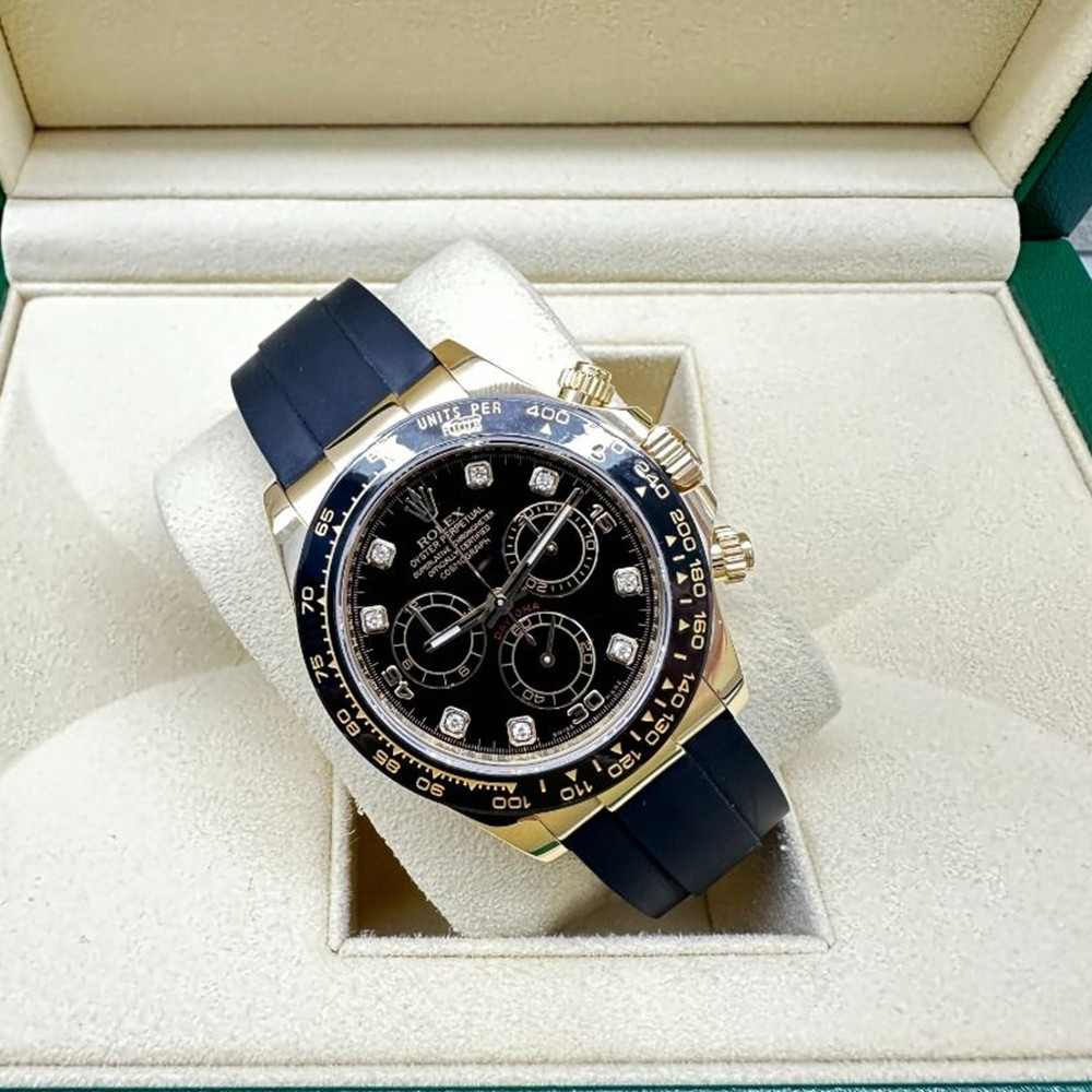 Rolex Replica Daytona Yellow Gold Bracelet Watch 116518LN - WatchesReplica.is