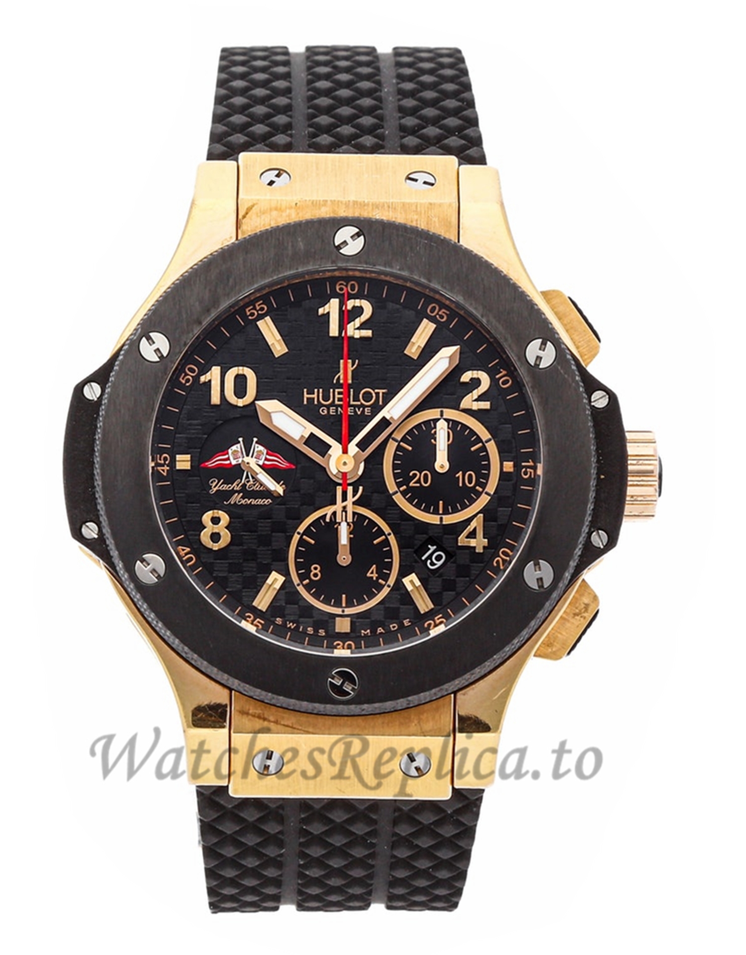 Hublot Replica Big Bang Gold Ceramic Yacht Club Monaco Limited Edition 48mm 301.PM.131.RX.TGA06 - WatchesReplica.is