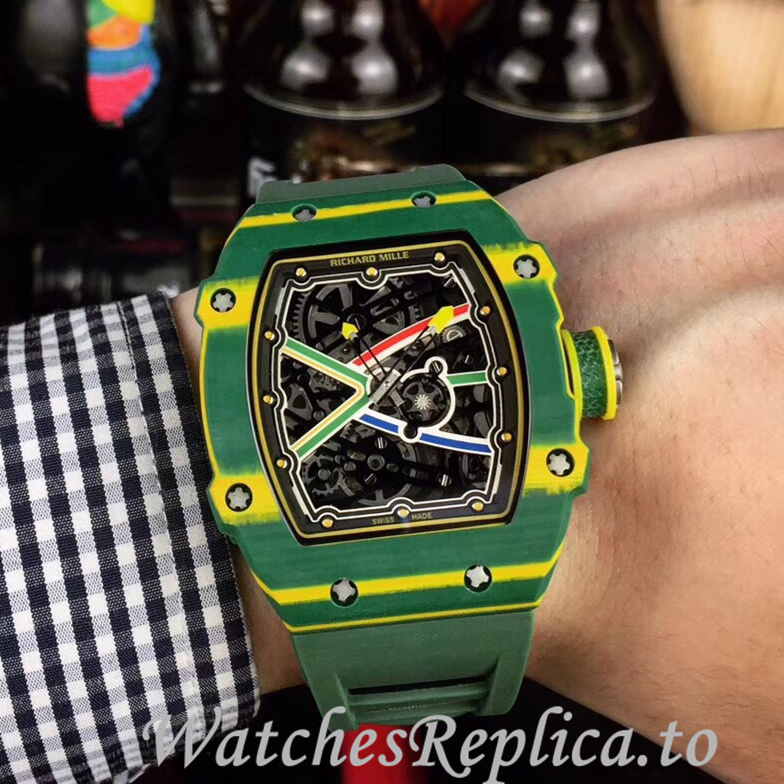Richard Mille Replica RM67-02 Rubber strap 38.70x47.52MM - WatchesReplica.is