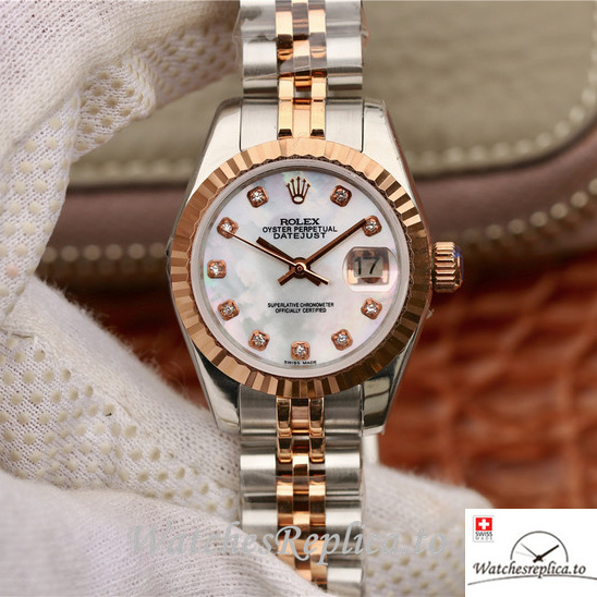 Swiss Rolex Datejust 279171-0013 Stainless steel strap 28MM - WatchesReplica.is